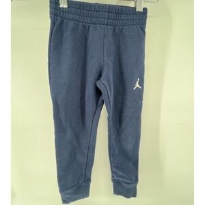 JORDAN TODDLER NAVY SWEATPANTS FLEECE PULL ON ACTIVE COMFORT JOGGER 4T‎ 3-4 Year